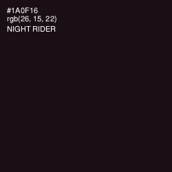 #1A0F16 - Night Rider Color Image